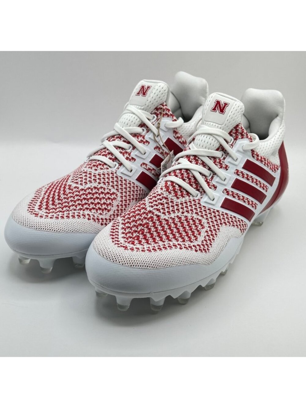 Men’s Adidas Ultra Boost Football Cleats Nebraska Cornhuskers PE Size 11 KJ6024